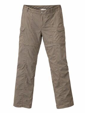 The North Face Women’s Brown Convertible Cargo Pants Size 16 Zip-Off Hiking